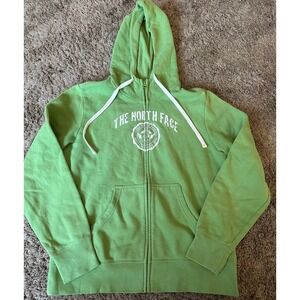 The north‎ face full zip hoodie jacket y2k large